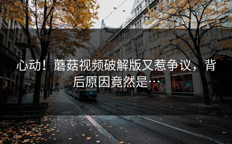 心动！蘑菇视频破解版又惹争议，背后原因竟然是…