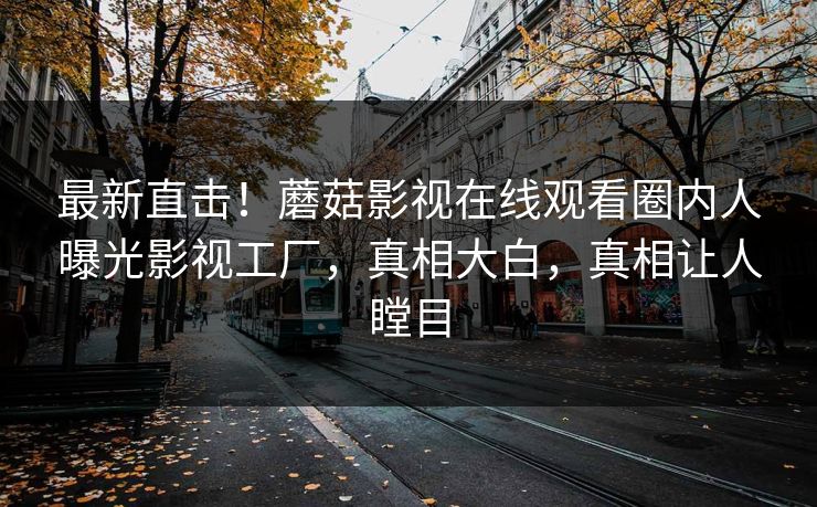 最新直击！蘑菇影视在线观看圈内人曝光影视工厂，真相大白，真相让人瞠目